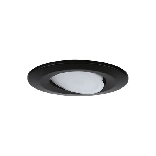 Paulmann Calla nero, accensione/spegnimento, orientabile, 4.000 K, 9 cm, Solo Oggi
