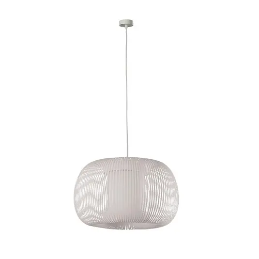 Ultimissimo Modello Lampada a sospensione Mirta, paralume in montanti acrilici, bianco, Ø 38 cm