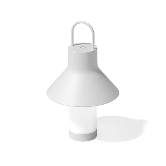 Super Prezzo LOOM DESIGN Lampada da tavolo LED ricaricabile Shadow Small, bianca, IP65