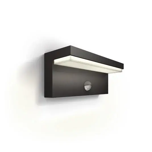 Promozione Esclusiva Philips LED applique da esterno Bustan UE, sensore, 4.000 K