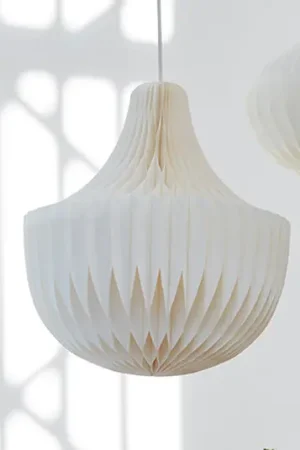 Must-Have PR Home lampada a sospensione Vicky, bianco, carta, Ø 40 cm, 3 x E14
