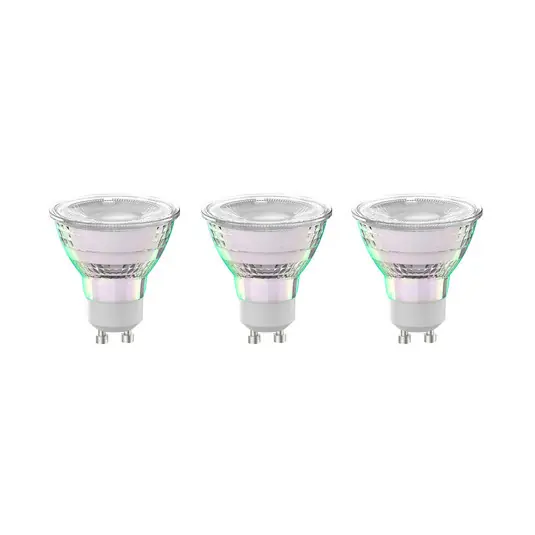 Arcchio LED GU10 2,5W 2700K 450lm vetro set di 3 lampadine Soddisfatti O Rimborsati