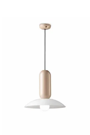 Offerta Del Giorno Lampada a sospensione Pau, bianco/grigio