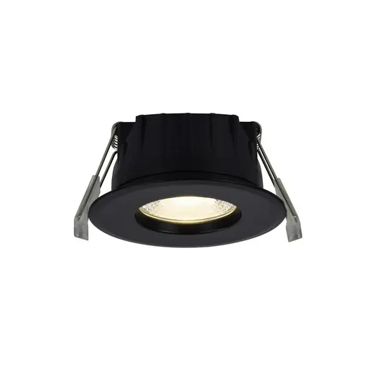 Faretto da soffitto a incasso Rosalee, nero, IP65, interruttore CCT Offerta Lampo