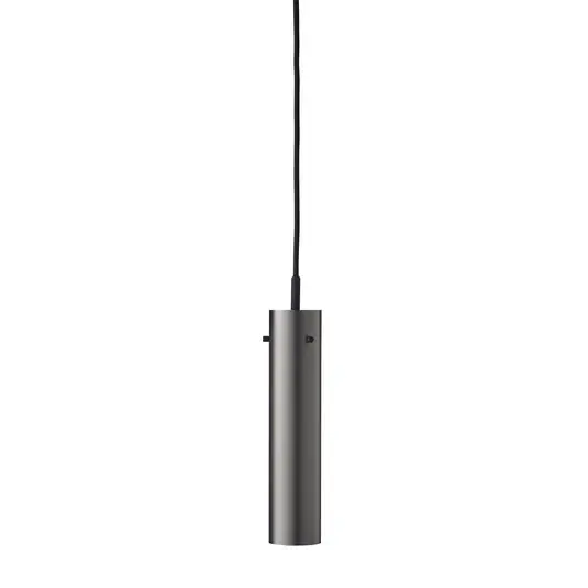 FRANDSEN Lampada a sospensione FM2014, acciaio lucido, altezza 24 cm Prezzo Di Fabbrica