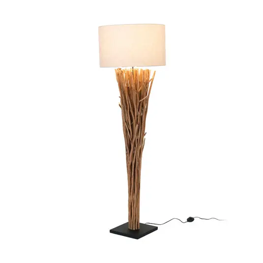 Prezzo Scontato Piantana Palmaria, colore legno/beige, altezza 177 cm, legno
