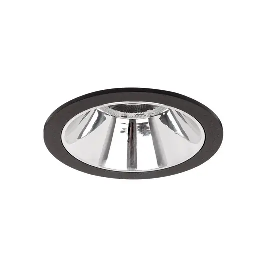 BRUMBERG Apollo Mini, riflettore liscio, rotondo, 3.000 K nero Promo Stagionale