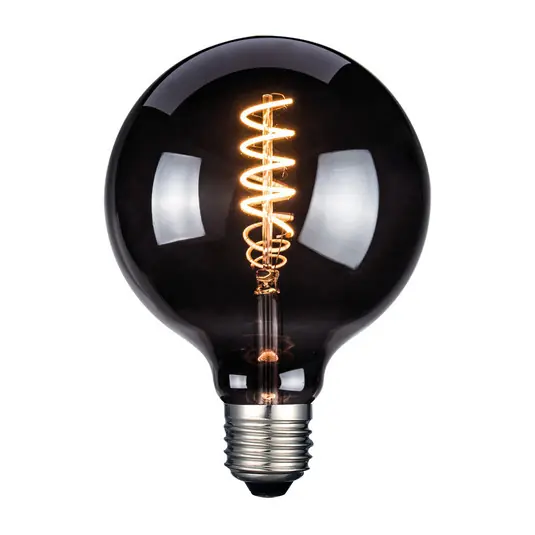 Lampadina LED, E27, G125, colore fumo, 4 W, 1800 K, 60 lm Subito Disponibile