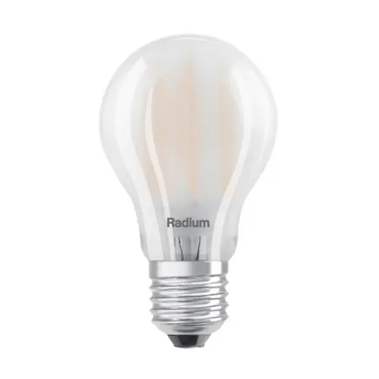 Radium LED Essence Classic A, opaco, E27, 7W, 2.700 K, 806lm Ultime Pezzi