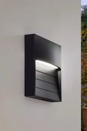 Vendita Finale Lindby Applique da esterno a LED Elissa, nero, plastica, CCT