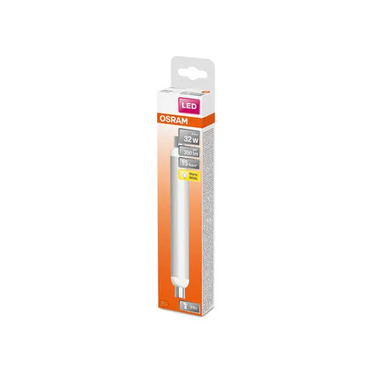 OSRAM Lampadina tubolare a LED S15, S19, 22,1 cm, 4 W, 2.700 K Promo Stagionale