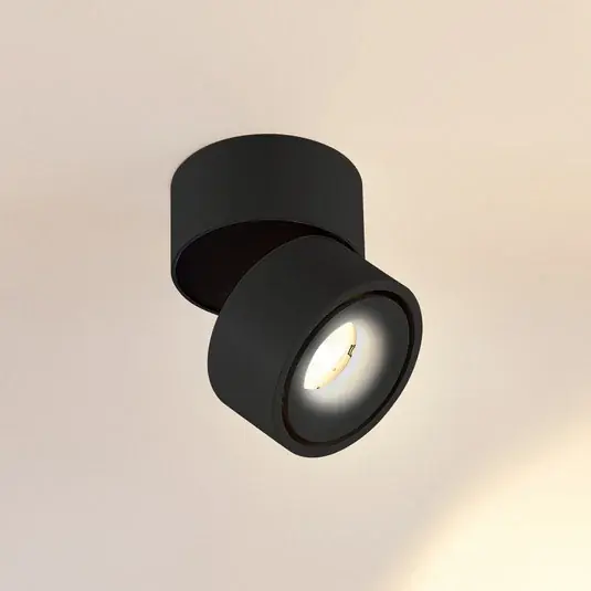 Faretto da soffitto LED Arcchio Rotari, 980 lm, 1 luce, nero Spedizione Espresso