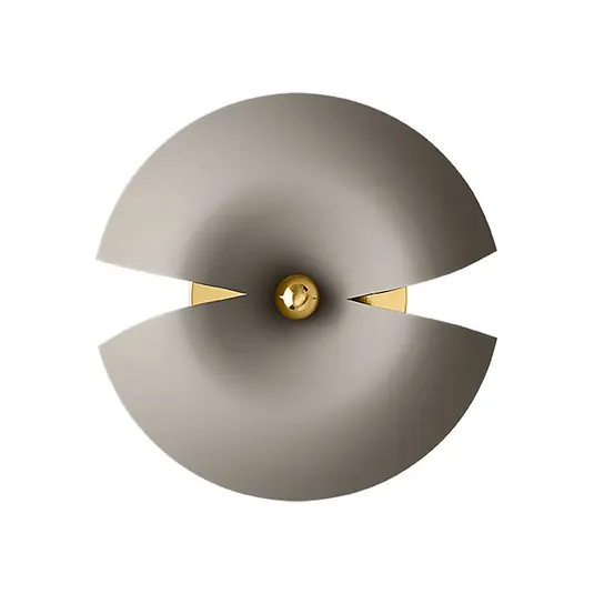 Pagamento Sicuro AYTM Applique Cycnus, taupe, Ø 45 cm, spina, alluminio, E27