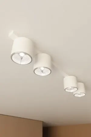 Novità Plafoniere Nano, bianco, a 4 luci, metallo