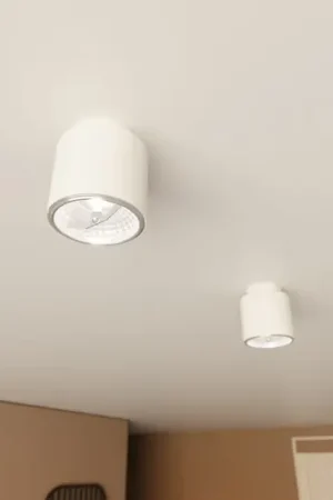 Vendita Finale Plafoniere Nano, bianco, a 1 luce, metallo