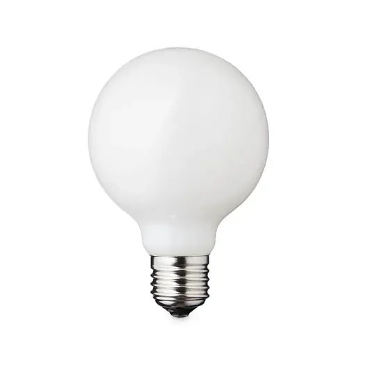 Lampadina LED Globe, E27, Ø 8 cm, opaca, 5,2 W, 2.200 K Spedito Oggi