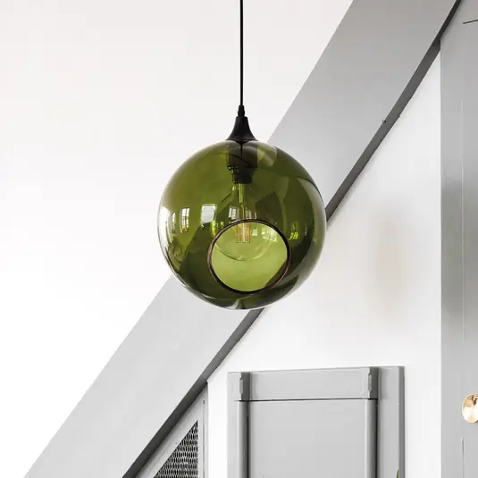 Lampada a sospensione Ballroom XL, verde Spedito Oggi