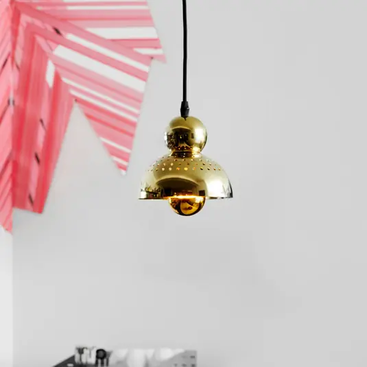 Compra Oggi Stesso Lampada a sospensione Wanted XS, colore oro, ferro, Ø 15 cm