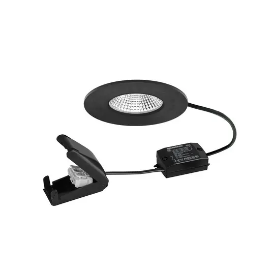 BRUMBERG Faretto LED BB20 IP65 Scatola di connessione on/off nero opaco Scelto Dai Clienti