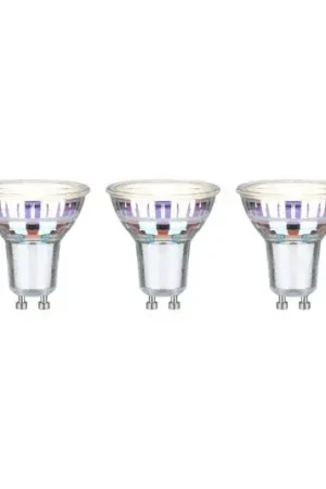 Acquista Ora Lampadina LED a riflettore GU10 2,5 W, 3.000 K, 450 lm, 100° 3 unità