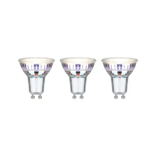 Acquista Ora Lampadina LED a riflettore GU10 2,5 W, 3.000 K, 450 lm, 100° 3 unità