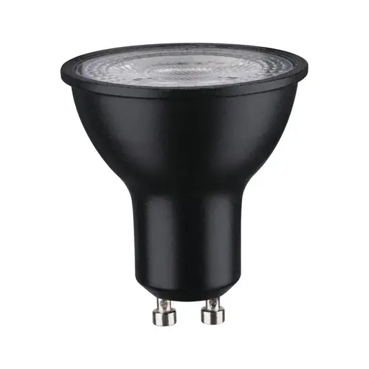 Direttamente Dal Produttore Paulmann Lampadina LED a riflettore 2.700 K nero GU10 8 W dimmerabile 36°