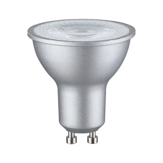 Lampadina LED a riflettore 2.700 K cromo GU10 8 W dimmerabile 36° Compra Online