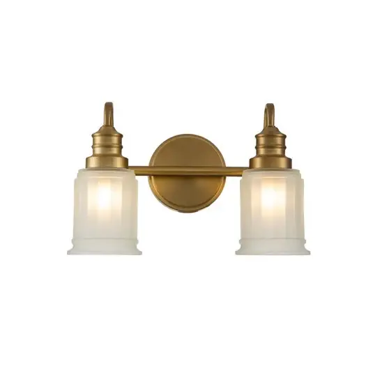Applique Swell IP44, a 2 luci, ottone spazzolato Professionale