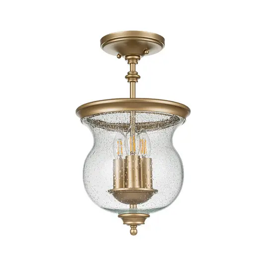 Compra Oggi Stesso Lampada a sospensione Pickering Lane, a 3 luci, ottone