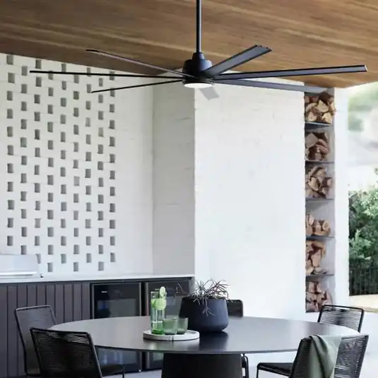 Ventilatore da soffitto Beacon con luce Atlanta nero DC silenzioso Prezzo Ridotto