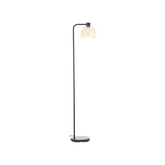Lampada da terra Casto, altezza 150 cm, ambra, vetro/metallo Solo Oggi