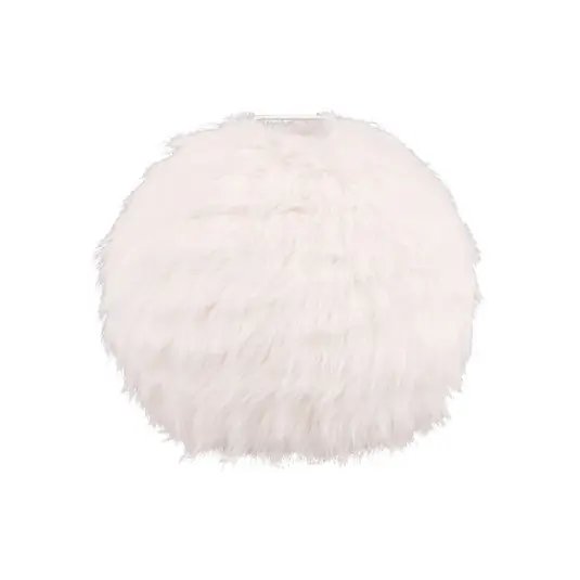 Lampada da tavolo in peluche, altezza 24 cm, color sabbia, peluche Novità