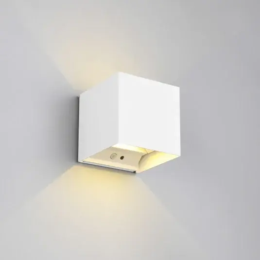 Applique da esterno a LED Talent, bianco, larghezza 10 cm, sensore Super Prezzo