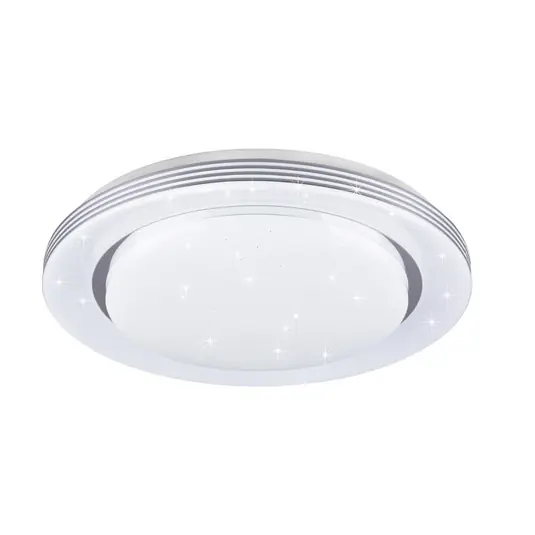 Economico Plafoniera LED Atria, Ø 58 cm, bianco, plastica, CCT