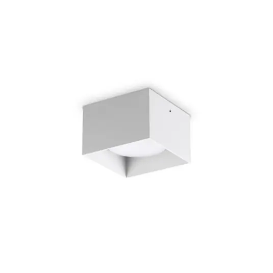 Economico Ideal Lux fatto Spike Square, bianco, alluminio, 10 x 10 cm