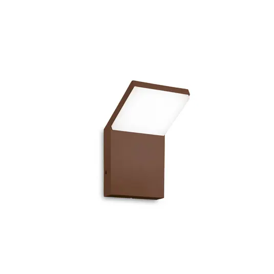 Ideal Lux Applique da esterno a LED Style alluminio marrone caffè 3.000 K Reso Gratuito