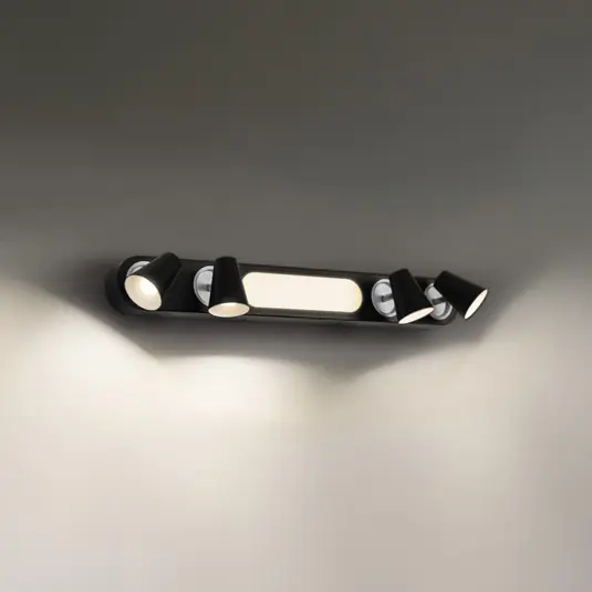 Offerta Limitata LEDVANCE Plafoniera Neptune, 4 faretti, nero
