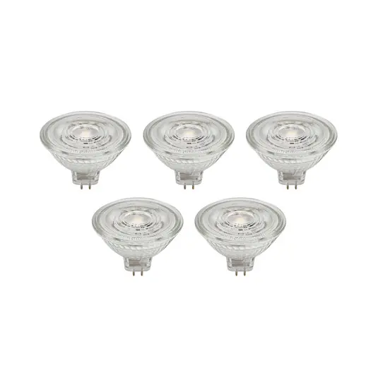 Occasione Imperdibile Lampadina LED a riflettore GU5.3 4,9W 500lm 36° chiaro 827 set di 5