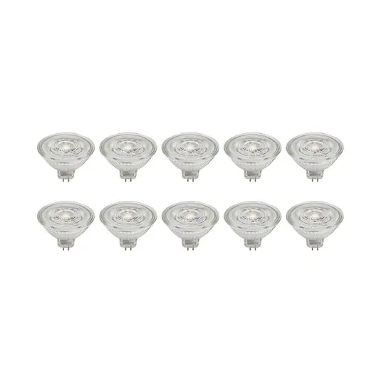 Lampadina LED a riflettore GU5.3 4.9W 500lm 36° clear 840 set di 10 Economico