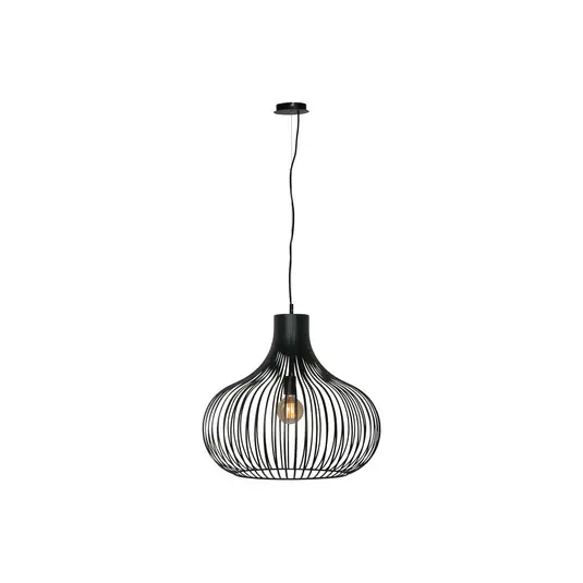 Lampada a sospensione Aglio, Ø 58 cm, nero, metallo Super Prezzo