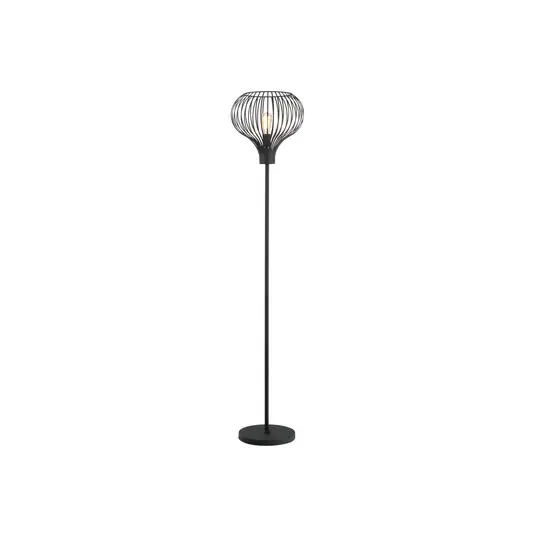 Lampada da terra Aglio, altezza 180 cm, nero, metallo Di Tendenza