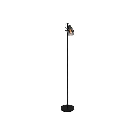 Promozione Lampada da terra Fumoso, altezza 143 cm, nero/grigio fumo