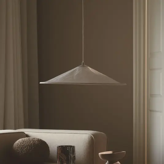 Offerta Lampo Lampada a sospensione Hill 55, Ø 55 cm, Tyvek, bianco
