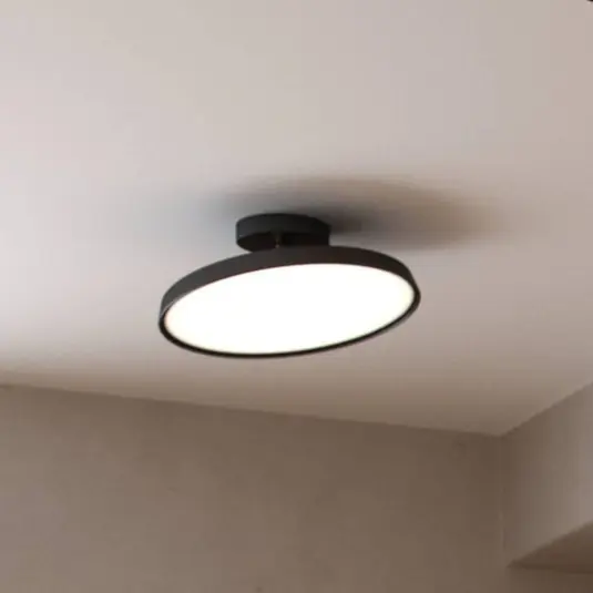Offerta Limitata Lampada a LED da soffitto integrata Kaito 2 Pro, Ø 30 cm, nero, interasse
