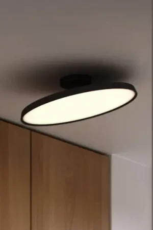 Lampada a LED da soffitto integrata Kaito 2 Pro, Ø 40 cm, nero, interasse Subito Disponibile