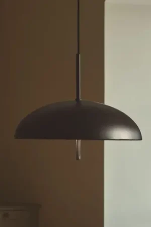 Lampada a sospensione Versale, nera, Ø 35 cm, metallo, 2 x E27 Promo Stagionale