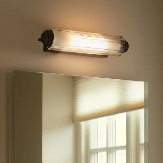 Nordlux Applique Nimal Double, IP44, metallo, nero Economico