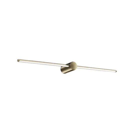 Applique a LED Ideal Lux Filo, color ottone, larghezza 75 cm Professionale