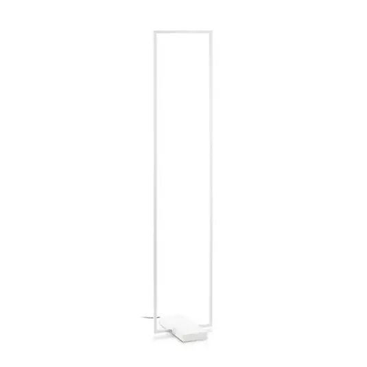 Ideal Lux Piantana LED Telaio, bianco, metallo, altezza 150,5 cm Esclusivo