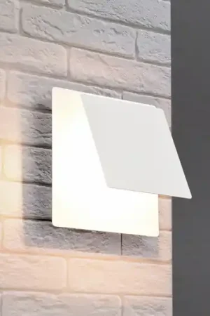 Applique a LED Mio, lente angolare, bianco opaco, indiretta Vendita Finale